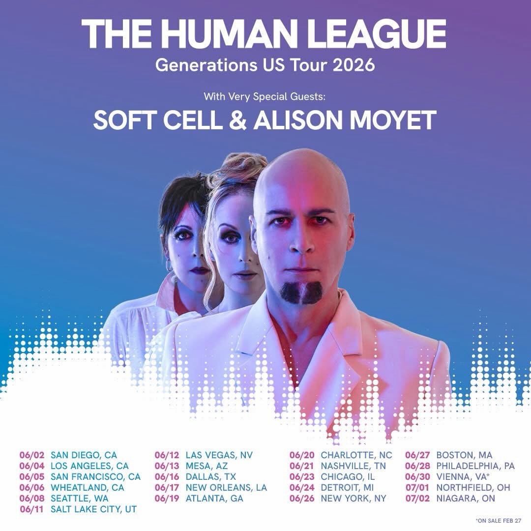 Soft Cell Generations Tour Poster 2026